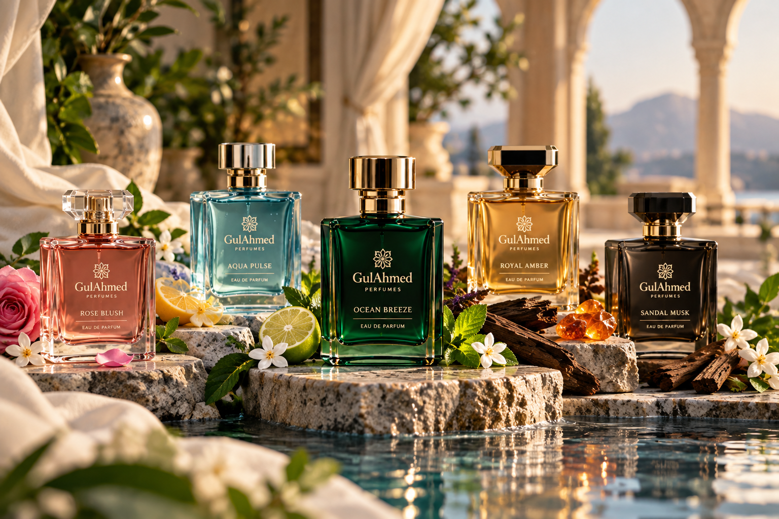 Best unisex fresh perfume collection by GulAhmed Perfumes with fresh and luxurious fragrances